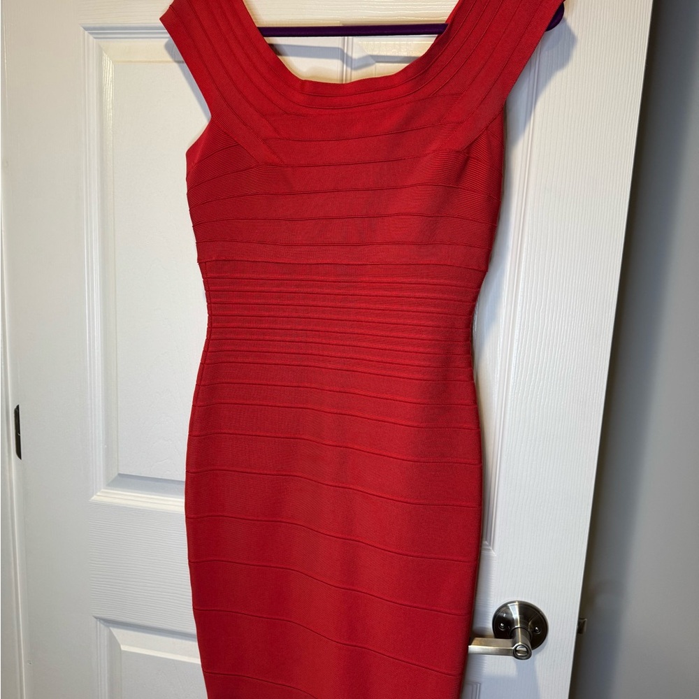 Elegant Red Women's Dress